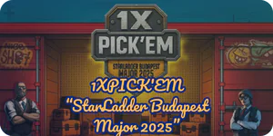 1XPICK'EM StarLadder Budapest Major 2025