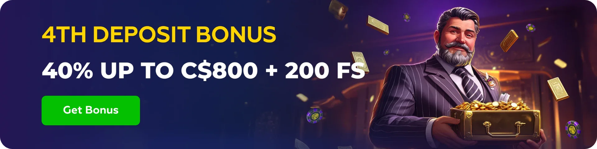 Playfina Casino Fourth Deposit Bonus