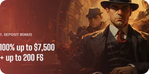 First Deposit 100% up to C$7500 + 200 FS