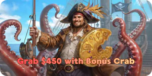 Grab $450 with Bonus Crab FatPirate
