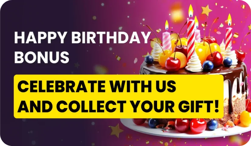 Playfina Casino Happy Birthday Bonus