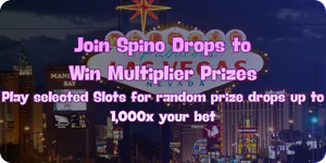 Spino Drops Multiplier Prizes