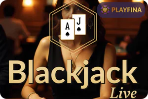 Live Blackjack at Playfina Casino