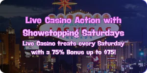 Showstopping Saturdays 75% up to $75