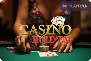 Live Casino Hold'em at Playfina Casino