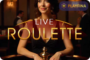 Live Roulette at Playfina Casino