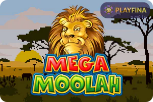 Mega Moolah at Playfina Casino
