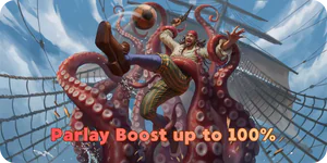 Parlay Boost up to 100% FatPirate