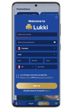 Lukki casino registration review