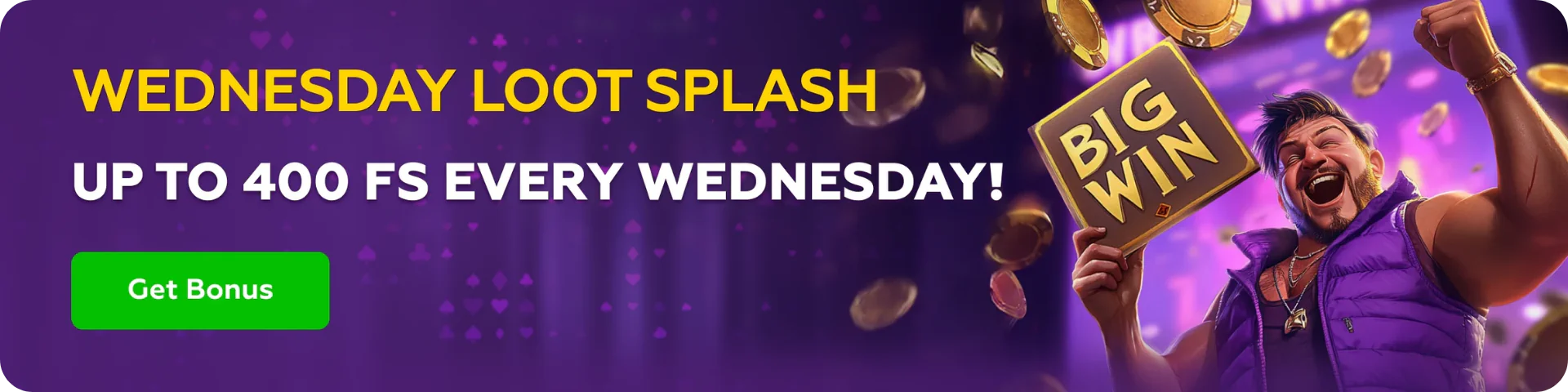 Playfina Casino Wednesday bonus
