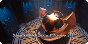 Weekly Reload Bonus 50% up to C$750
