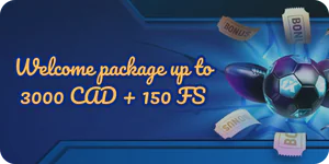 Welcome package up to 3000 CAD + 150 FS