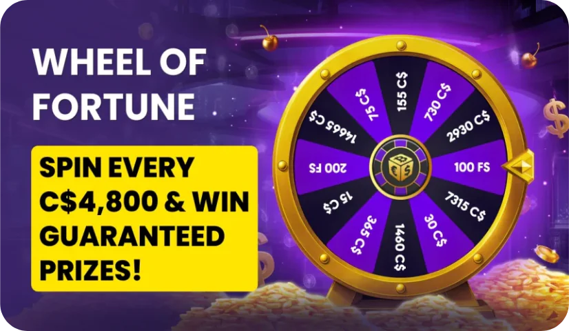 Playfina Casino Wheel of Fortune