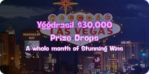 Yggdrasil $30,000 Prize Drops