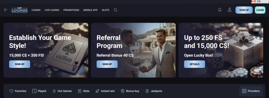 slotlounge casino review