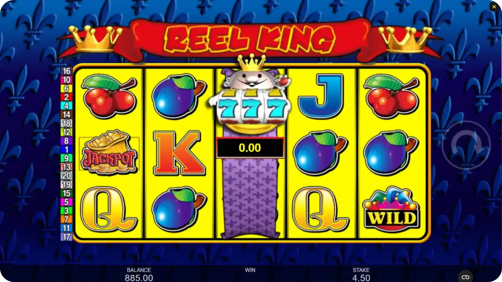 Reel King Feature screen in Reel King slot