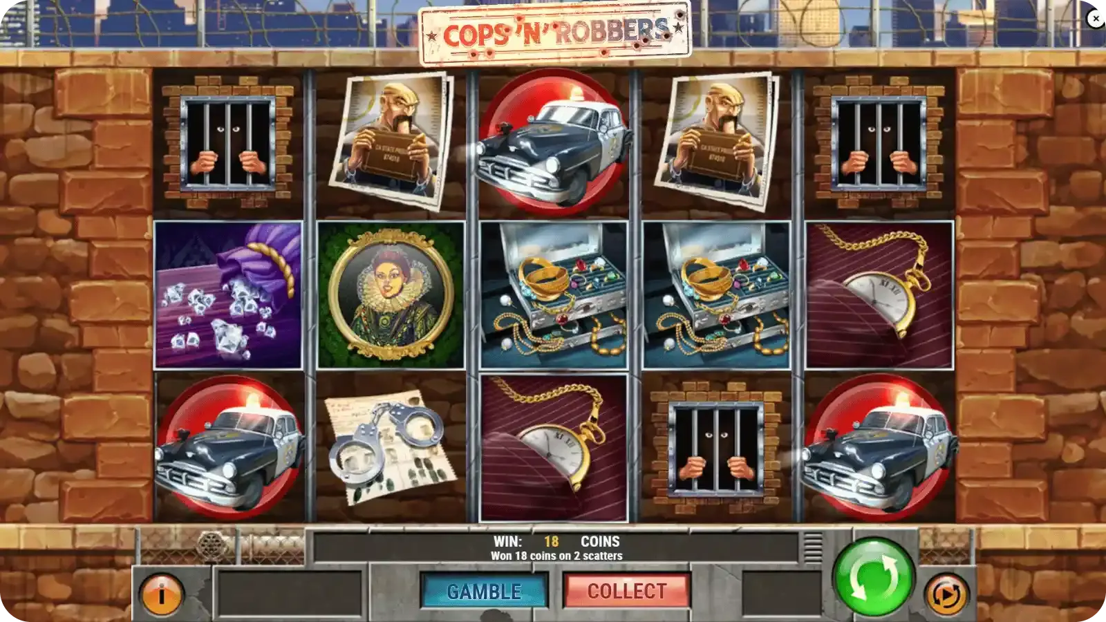 Scatter and Car Chase Bonus