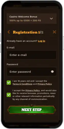 777 Vegas Slot Register