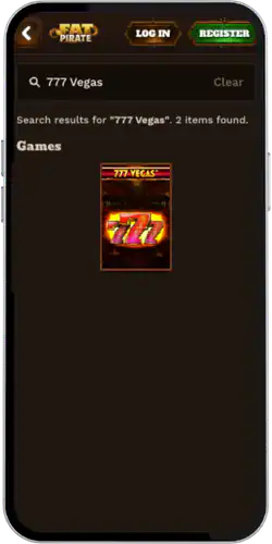 Find 777 Vegas Slot