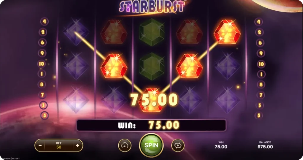 Expanding Symbol Mechanic Starburst Slot