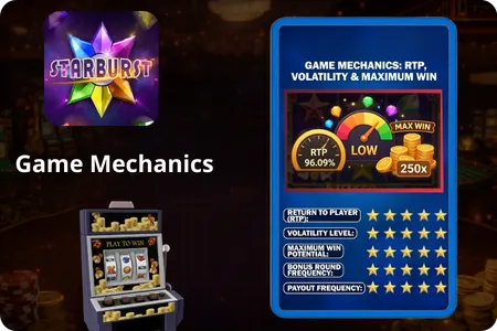 Game Mechanics_ RTP, Volatility & Maximum Win Starburst online slot