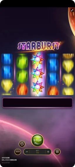 Starburst Slot Expanding Wild